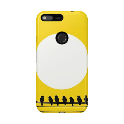 "The Feathered Assembly - Yellow" Mobile Phone Case