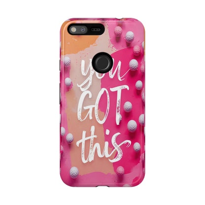 "You got This" (golf edition) Mobile Phone Case (pink)