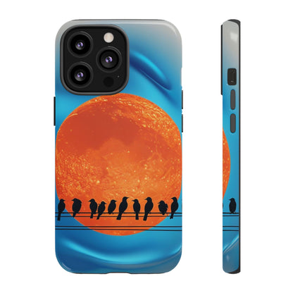 "The Feathered Assembly" Mobile Phone Case (orange)