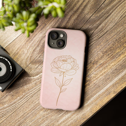 "Blush Peony" Mobile Phone Case