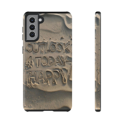 "Life is Short.  Be Happy" Mobile Phone Case