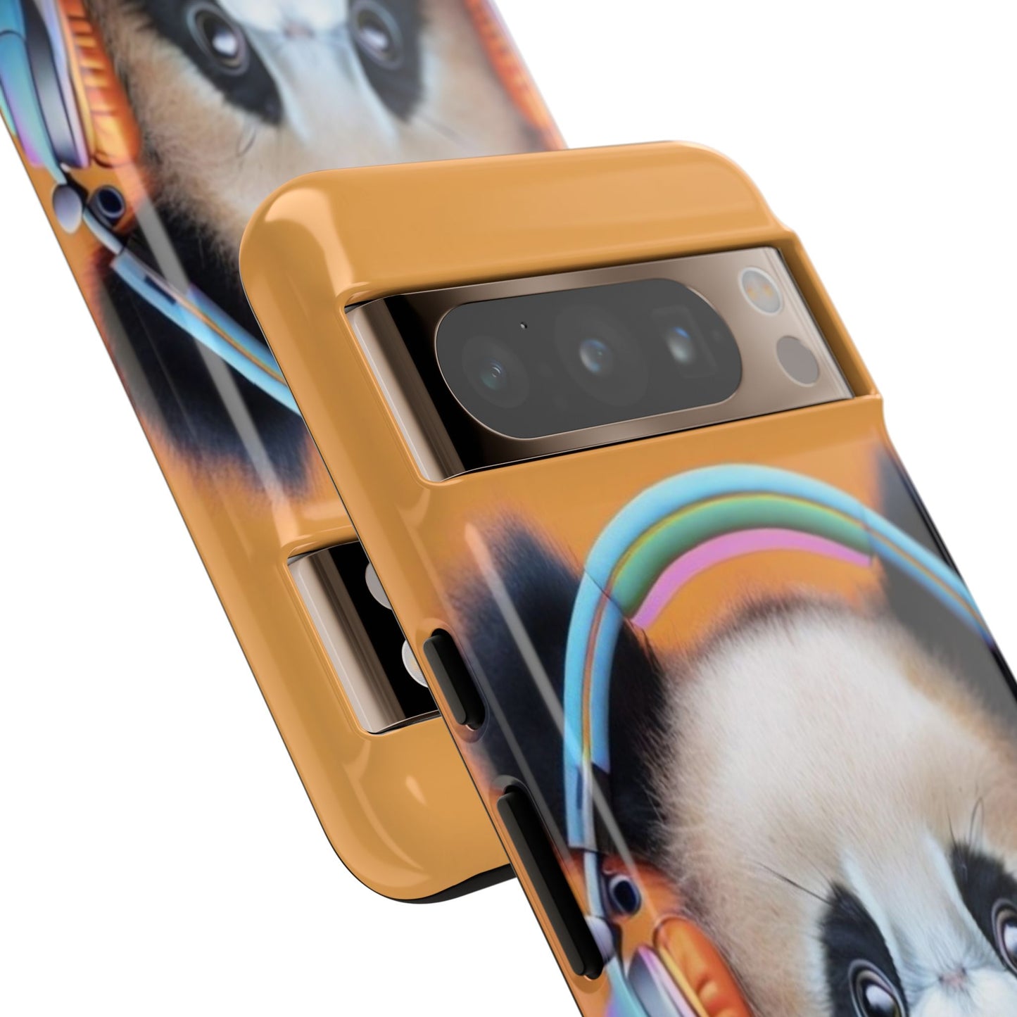 "Baby Panda wearing Headphones" Mobile Phone Case