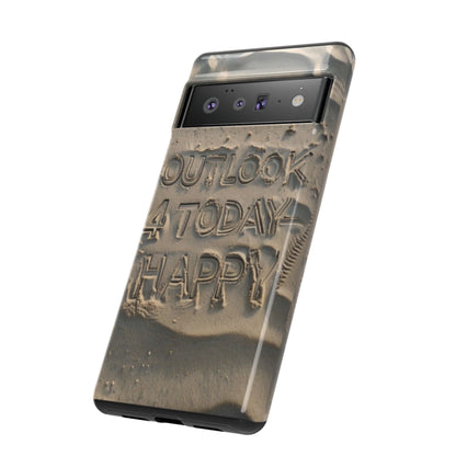 "Life is Short.  Be Happy" Mobile Phone Case