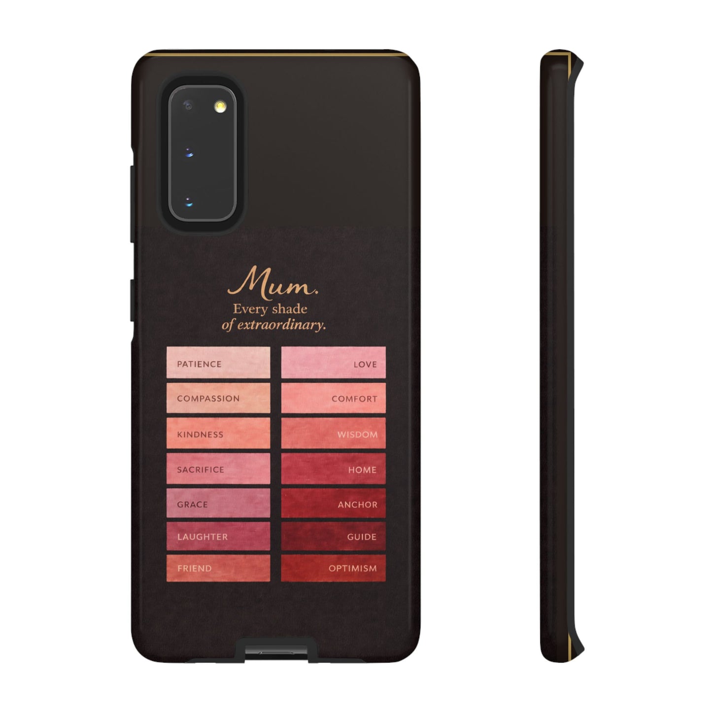 "Every Shade of Extraordinary" Mobile Phone Case (blush)