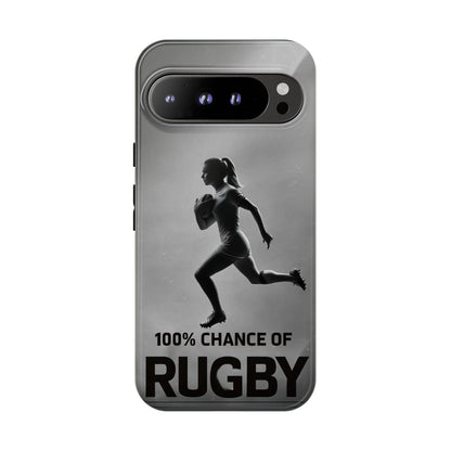 "Rain, Shine, Rugby" Mobile Phone Case
