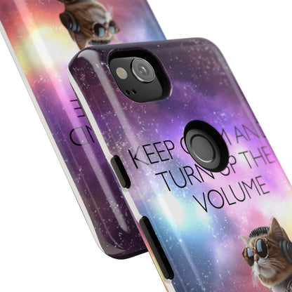 "Keep calm and turn up the Volume" Mobile Phone Case (mix)