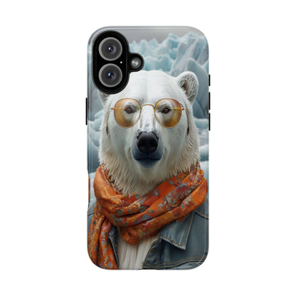 "Urban Zen Polar Bear" Mobile Phone Case