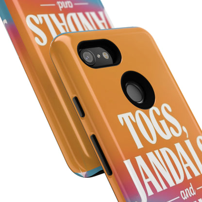 "Togs, Jandals and Sunnies" Mobile Phone Case