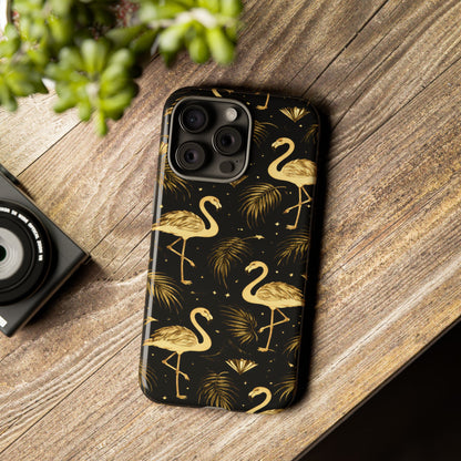 "Gold Flamingo" Mobile Phone Case