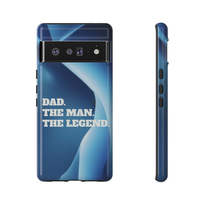 "Dad.  The Man.  The Legend" Mobile Phone Case (blue)