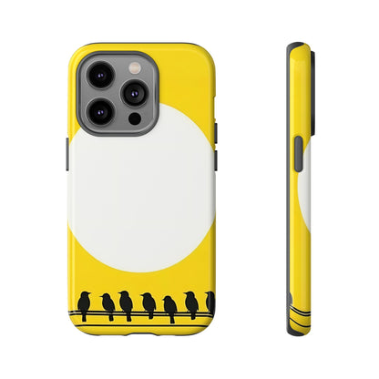 "The Feathered Assembly - Yellow" Mobile Phone Case