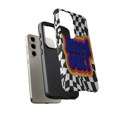 "Hard Out" Mobile Phone Case (blue)