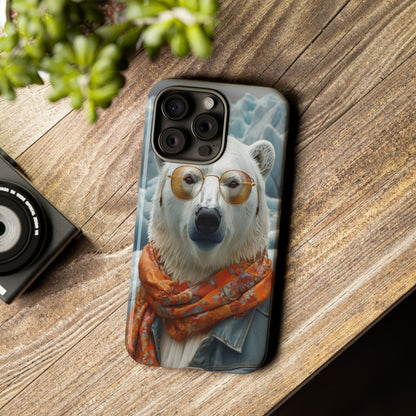 "Urban Zen Polar Bear" Mobile Phone Case