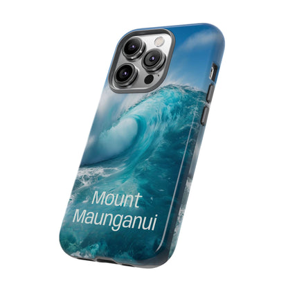 "Mount Maunganui" Mobile Phone Case (green)