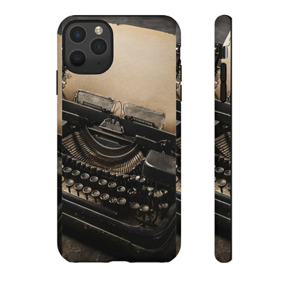 "Fade in. A Writer at the Cusp of Genius" Mobile Phone Case