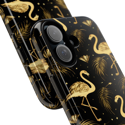 "Gold Flamingo" Mobile Phone Case