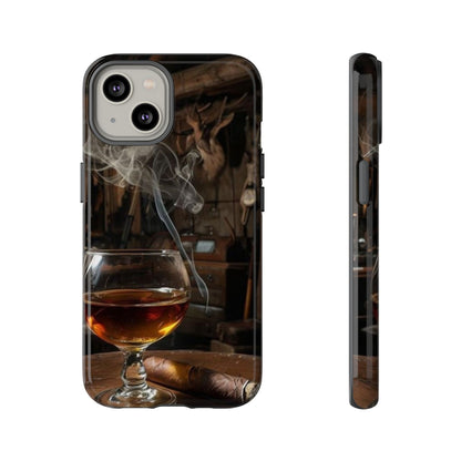 "Hot Whiskey and Cigar" Mobile Phone Case