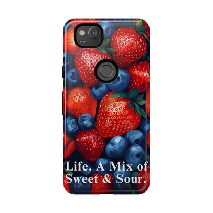 "Life. A Mix of Sweet and Sour" Mobile Phone Case