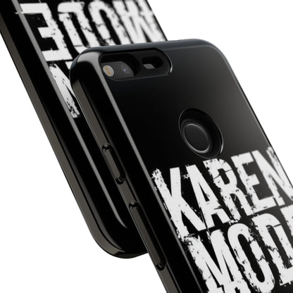 "Karen Mode On" Mobile Phone Case (green)