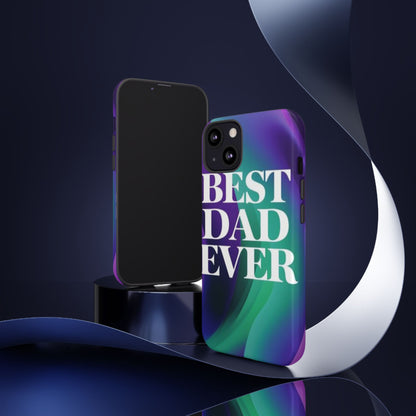 "Best Dad Ever" Mobile Phone Case (purple)
