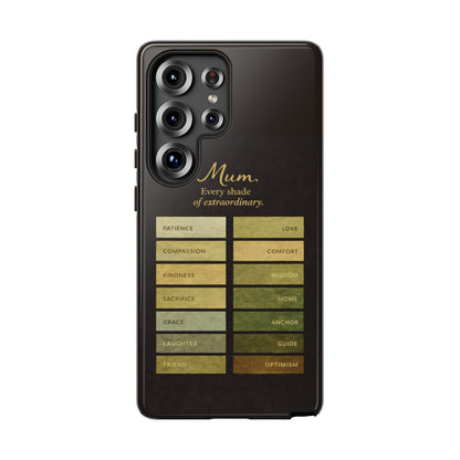 "Every Shade of Extraordinary" Mobile Phone Case (green)