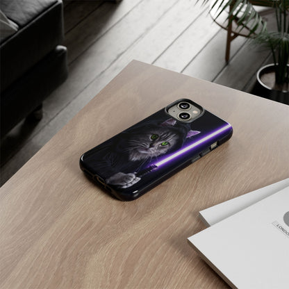 "Jedi Whisker" Mobile Phone Case (purple)