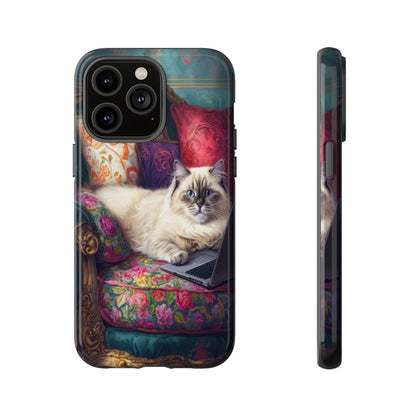 "Purr-sian Productivity" Mobile Phone Case