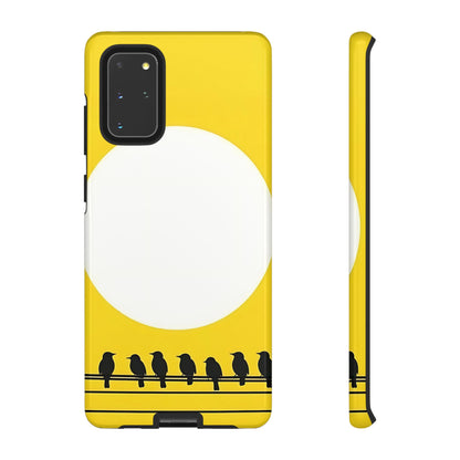 "The Feathered Assembly - Yellow" Mobile Phone Case