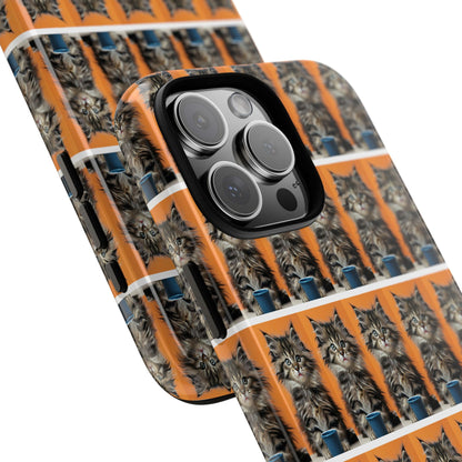 "Bad Hair, Good Coffee - we all need balance" Mobile Phone Case