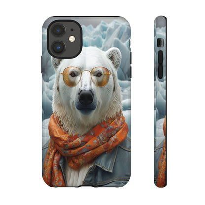 "Urban Zen Polar Bear" Mobile Phone Case