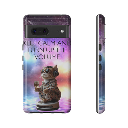 "Keep calm and turn up the Volume" Mobile Phone Case (mix)