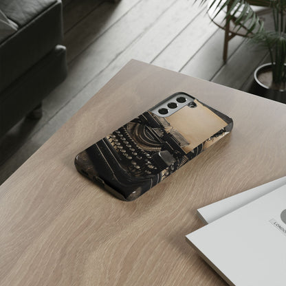 "Fade in. A Writer at the Cusp of Genius" Mobile Phone Case
