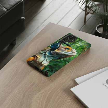 "Bearded Dragon - Jungle Beats" Mobile Phone Case