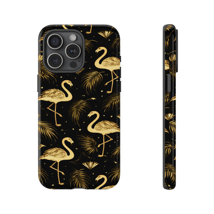 "Gold Flamingo" Mobile Phone Case