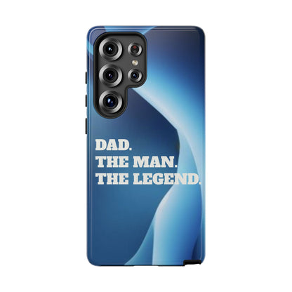 "Dad.  The Man.  The Legend" Mobile Phone Case (blue)