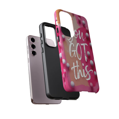 "You got This" (golf edition) Mobile Phone Case (pink)