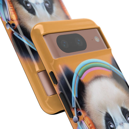 "Baby Panda wearing Headphones" Mobile Phone Case