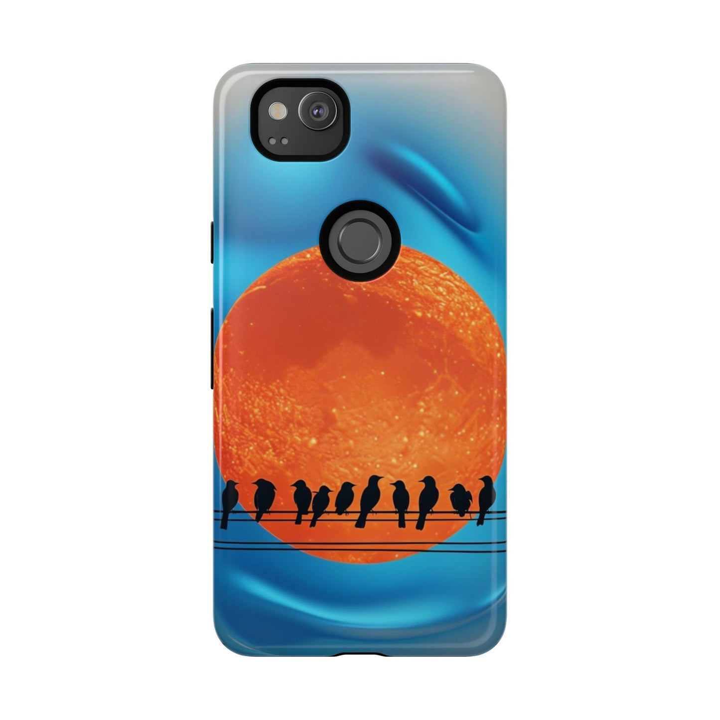 "The Feathered Assembly" Mobile Phone Case (orange)