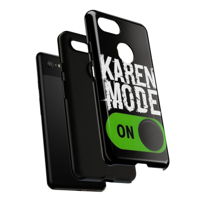 "Karen Mode On" Mobile Phone Case (green)