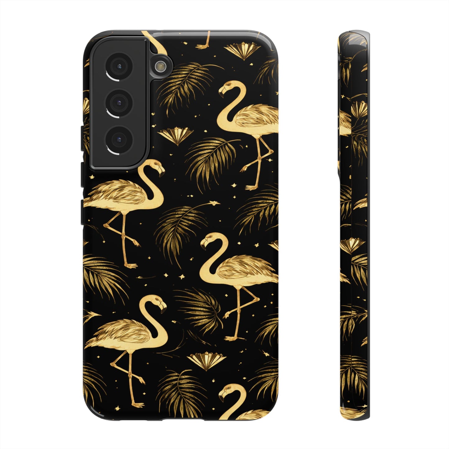 "Gold Flamingo" Mobile Phone Case