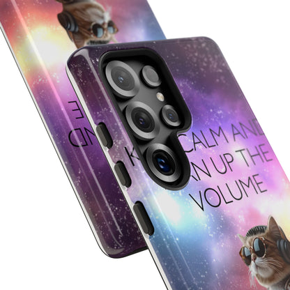 "Keep calm and turn up the Volume" Mobile Phone Case (mix)