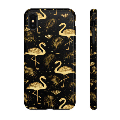 "Gold Flamingo" Mobile Phone Case
