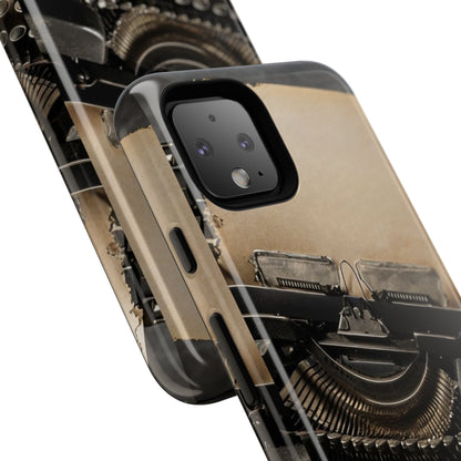 "Fade in. A Writer at the Cusp of Genius" Mobile Phone Case