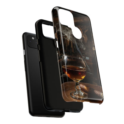 "Hot Whiskey and Cigar" Mobile Phone Case