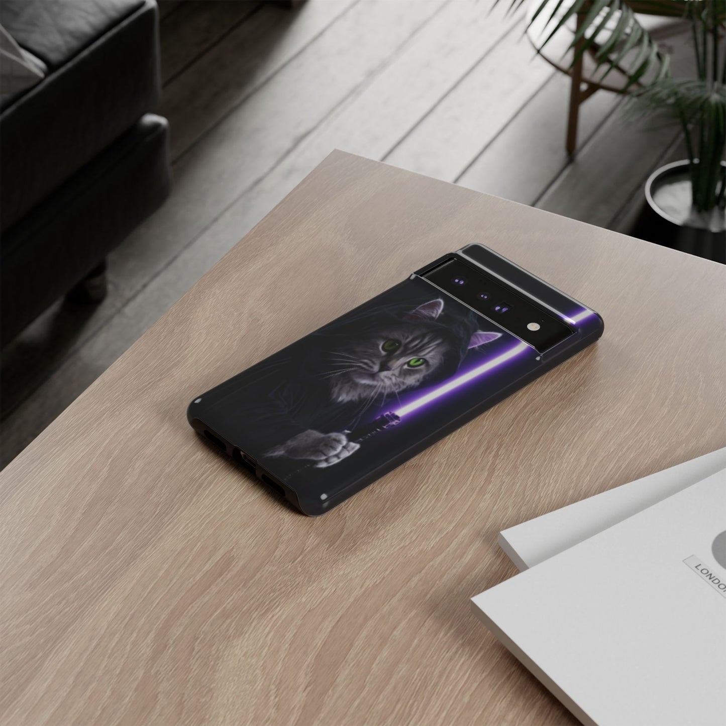 "Jedi Whisker" Mobile Phone Case (purple)