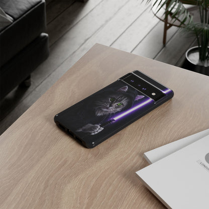 "Jedi Whisker" Mobile Phone Case (purple)