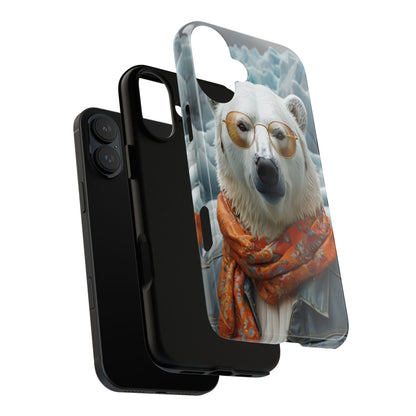 "Urban Zen Polar Bear" Mobile Phone Case