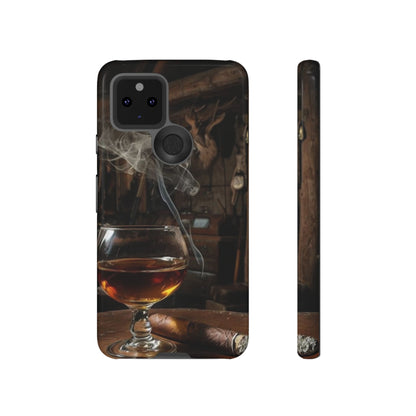 "Hot Whiskey and Cigar" Mobile Phone Case