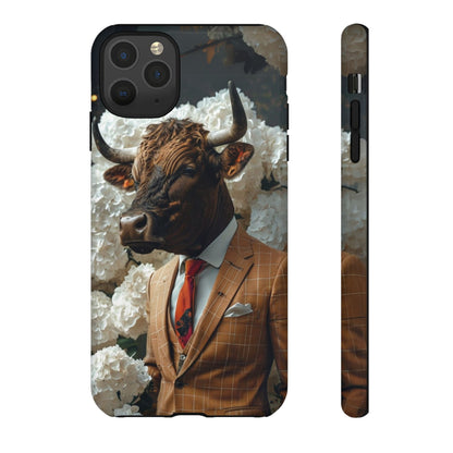 "The Genteel Bull" Mobile Phone Case
