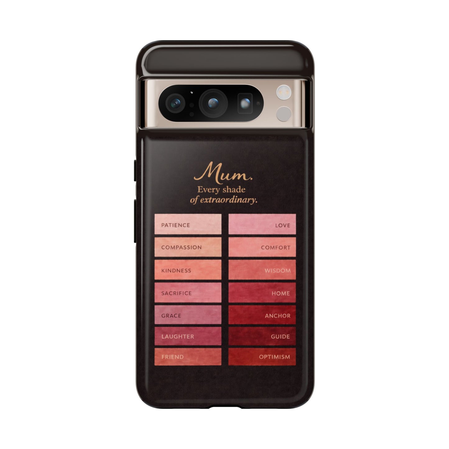 "Every Shade of Extraordinary" Mobile Phone Case (blush)